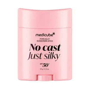 medicube PDRN Silky Sunscreen Stick SPF 50+ | No Cast Just Silky Korean Sun Stick for Face & Body | Lightweight, Non-Sticky, Pore-Blurring Finish | PDRN, Collagen, Niacinamide & Hyaluronic Acid | Water Resistant 80 Min | 20 g / 0.70 oz