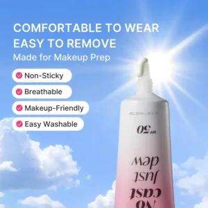 medicube Sunscreen No Cast Just Dew PDRN Hydrating UV Sun Serum, SPF 50 | SPF 50 Fast-Absorbing Sunscreen with PDRN, Panthenol & Centella - Lightweight...