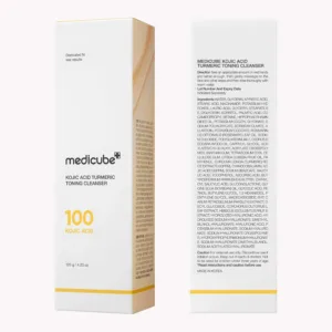 Medicube Facial Cleanser Kojic Acid Turmeric Whip Cleanser for Brightening
