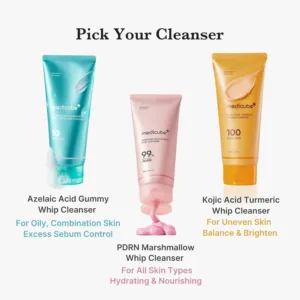 Medicube Facial Cleanser Kojic Acid Turmeric Whip Cleanser for Brightening